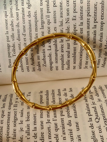 Jonc bracelet Bambou