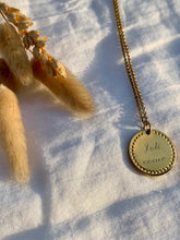 Charger l&#39;image dans la galerie, Collier une Médaille poinçonnée à personnaliser