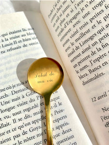 Petite cuillère « Soleil de ma vie »