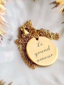Collier une Médaille « Le grand amour » - Archive
