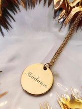 Load image into Gallery viewer, Collier une Médaille « Madame » - Archive