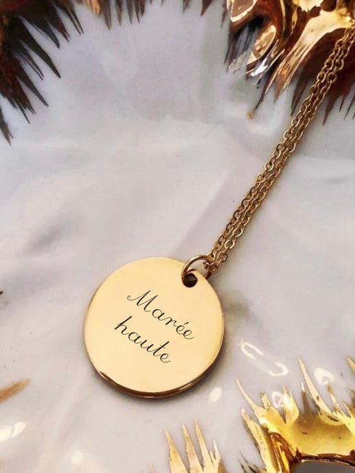 Collier une Médaille « Marée haute » - Archive