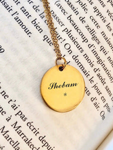 Collier une Médaille « Bonne étoile »