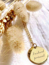 Charger l&#39;image dans la galerie, Collier une Médaille &quot;Instant présent&quot;