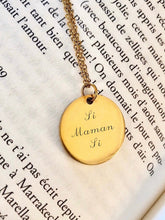 Charger l&#39;image dans la galerie, Collier une Médaille &quot;Si Maman Si&quot;