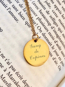 Collier une Médaille « Gang de Copines »