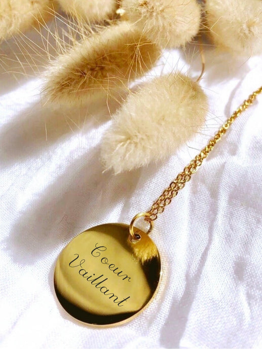 Collier une Médaille « Coeur Vaillant »