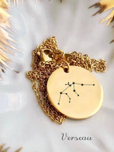 Charger l&#39;image dans la galerie, Collier une Médaille constellation signe du zodiaque/ astrologique