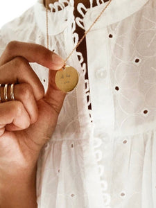Collier une Médaille « A la vie »